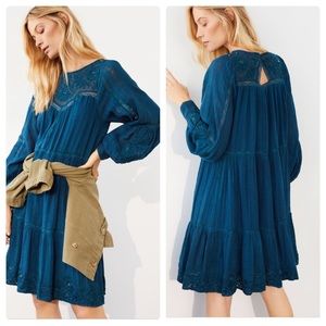 Anthropologie Sharon embroidered tunic dress